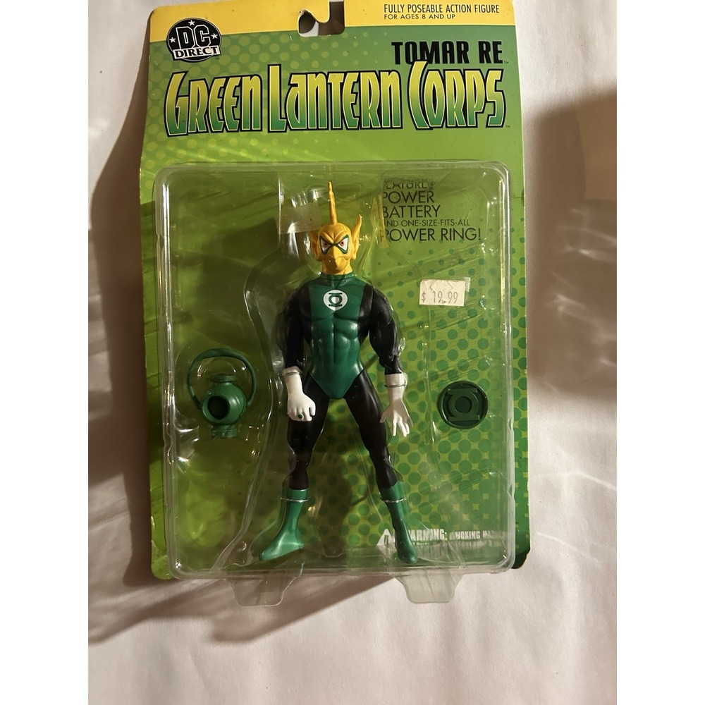 2002 DC Direct Tomar Re Action Figure Green Lantern Corps